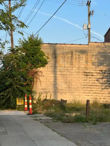 Golden hour glow on forgotten city walls.